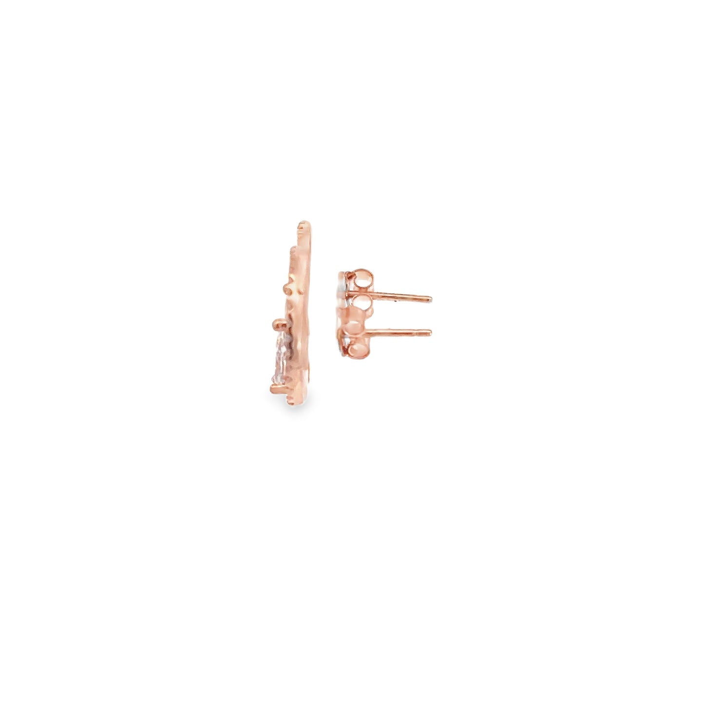 Elegant Rose Gold Earrings