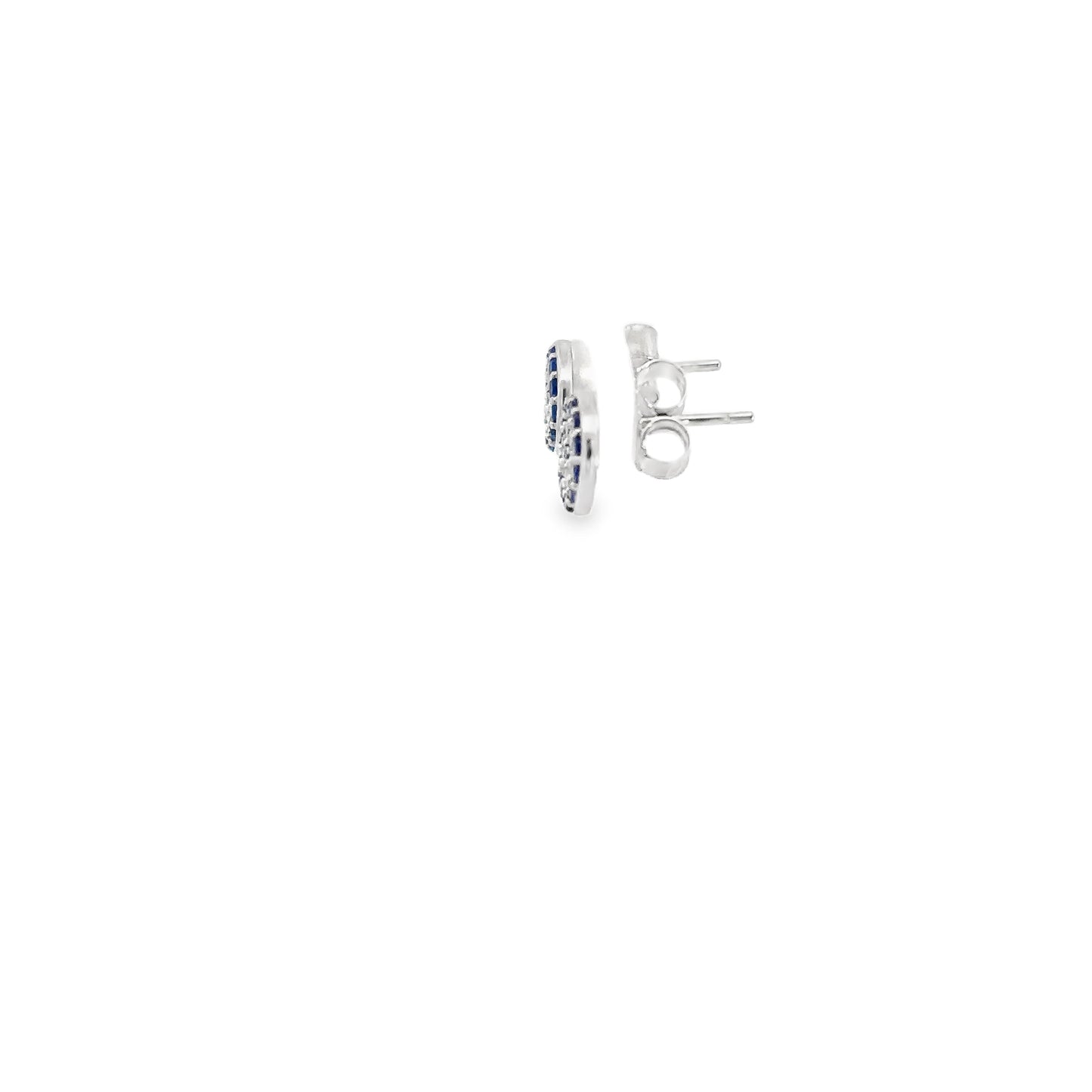 Elegant Blue Stud Earrings