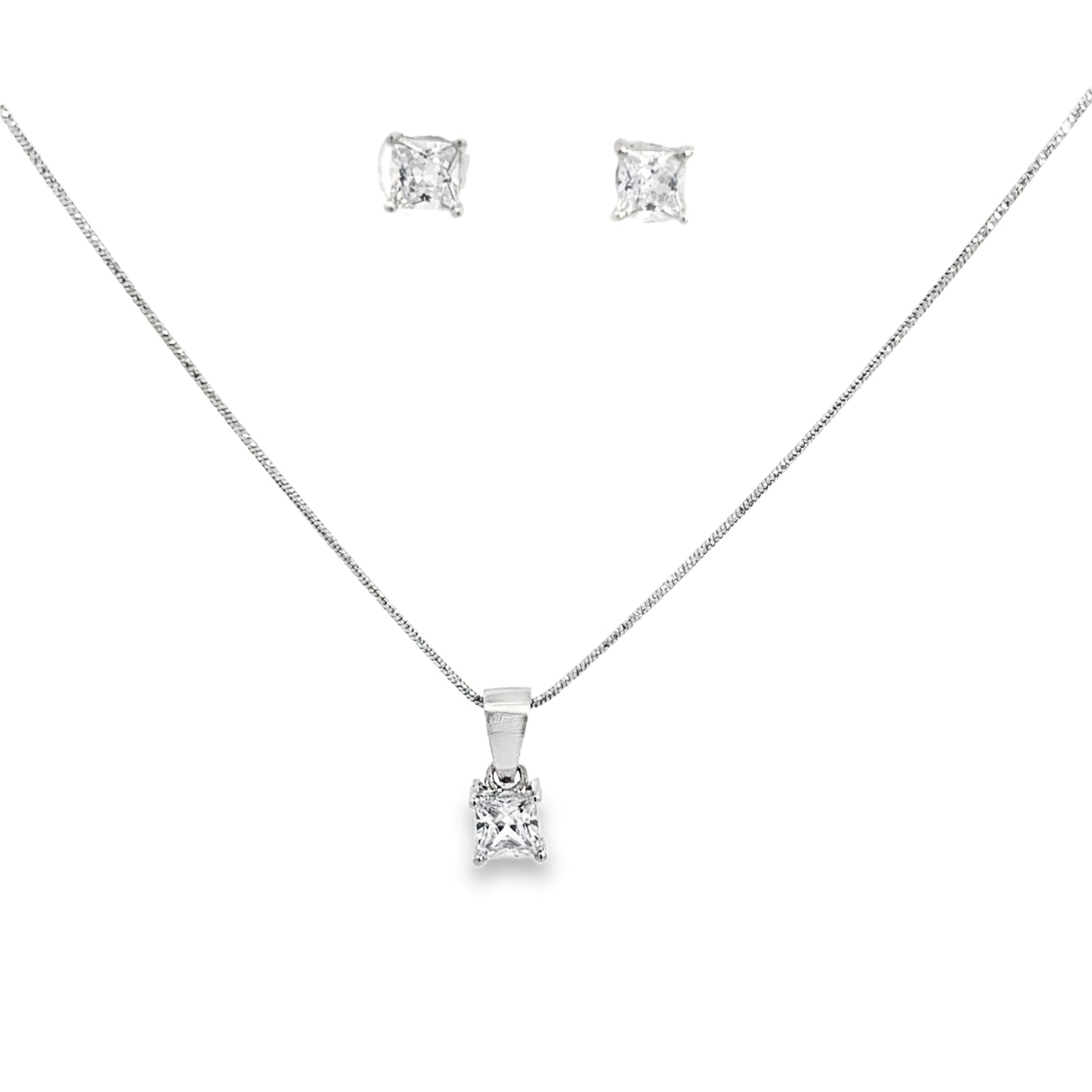 Elegant Silver Jewelry Set