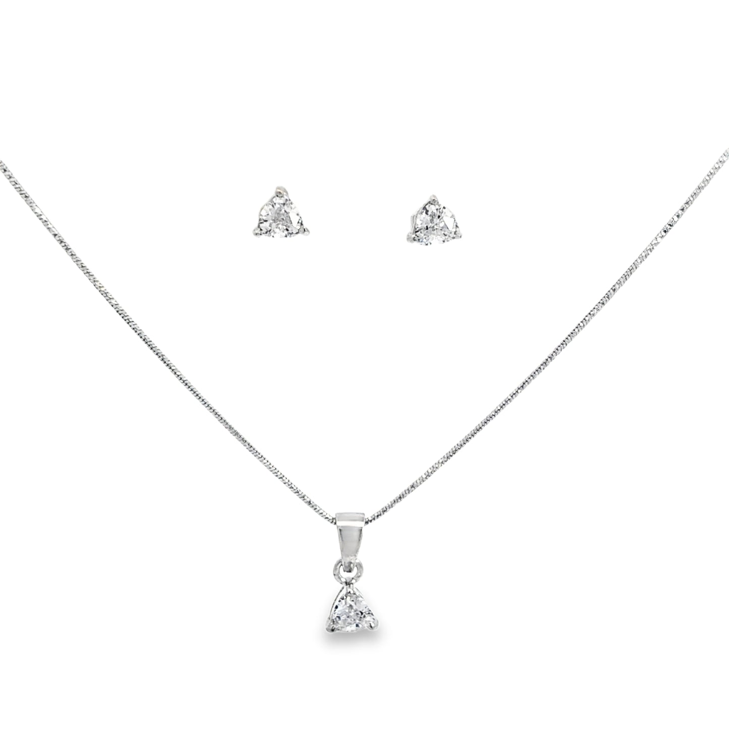 Elegant Silver Jewelry Set