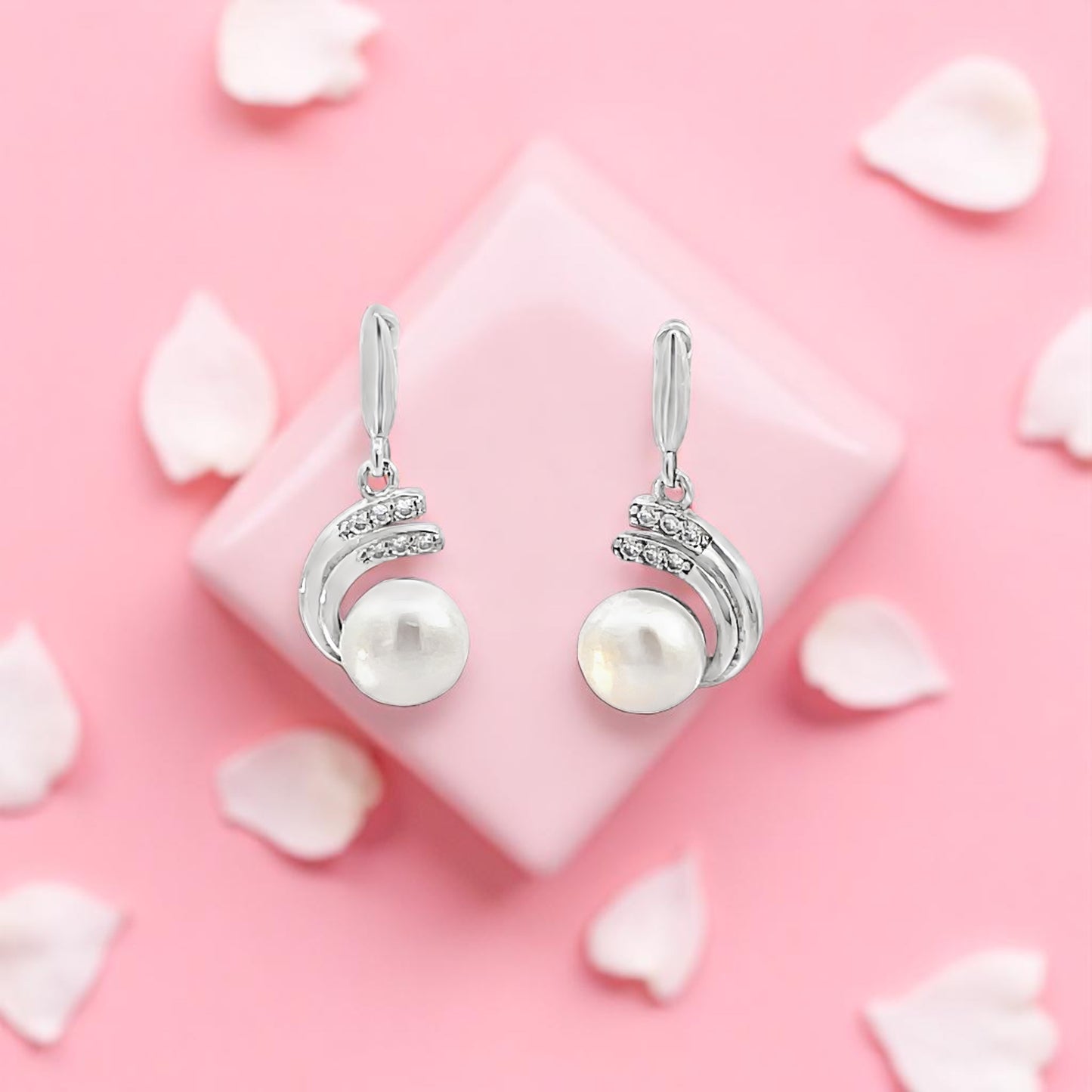 Elegant Pearl Drop Earrings