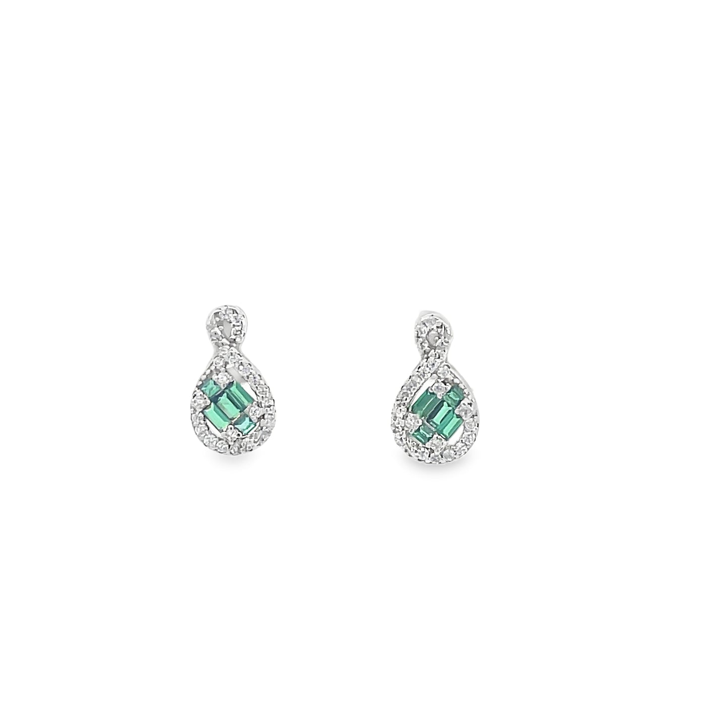Elegant Emerald Earrings