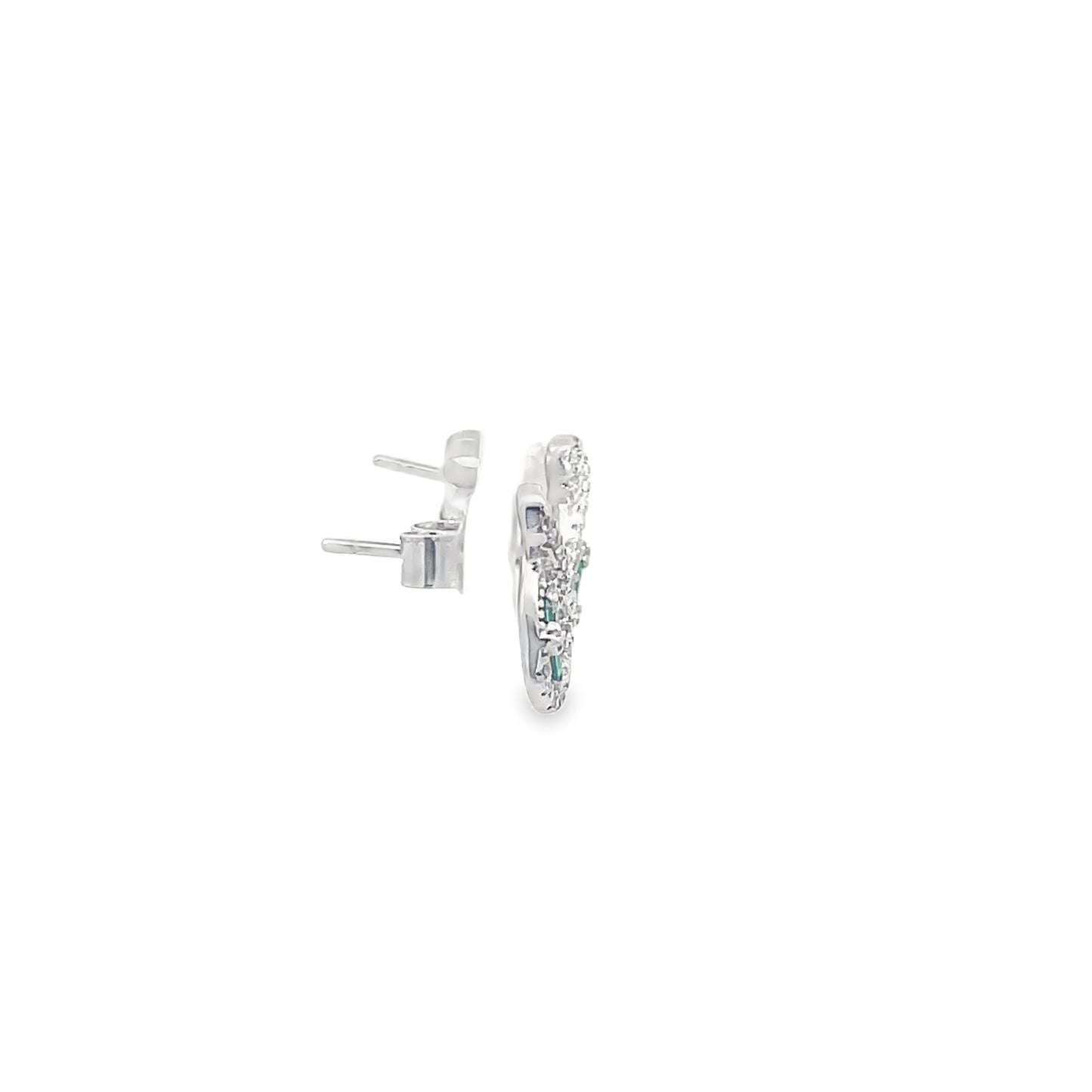 Elegant Emerald Earrings