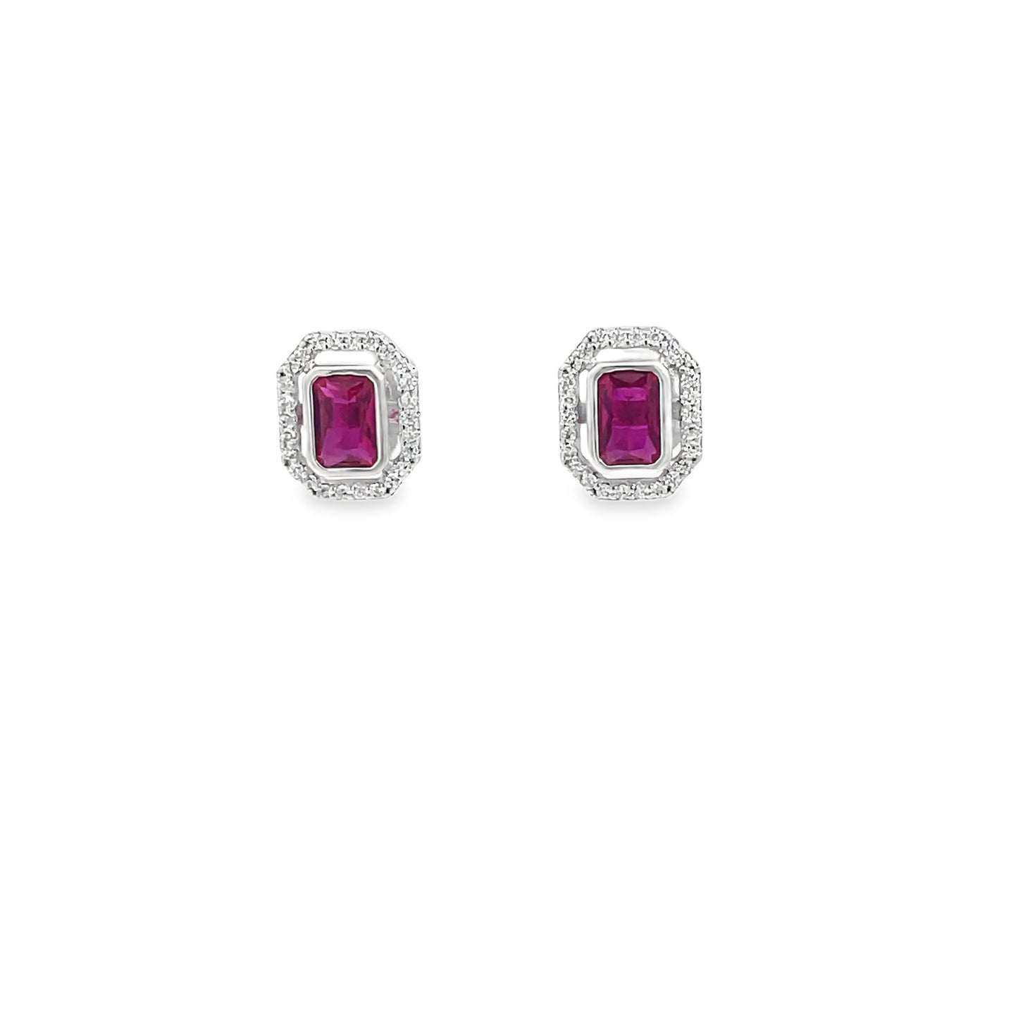 Elegant Ruby Earrings