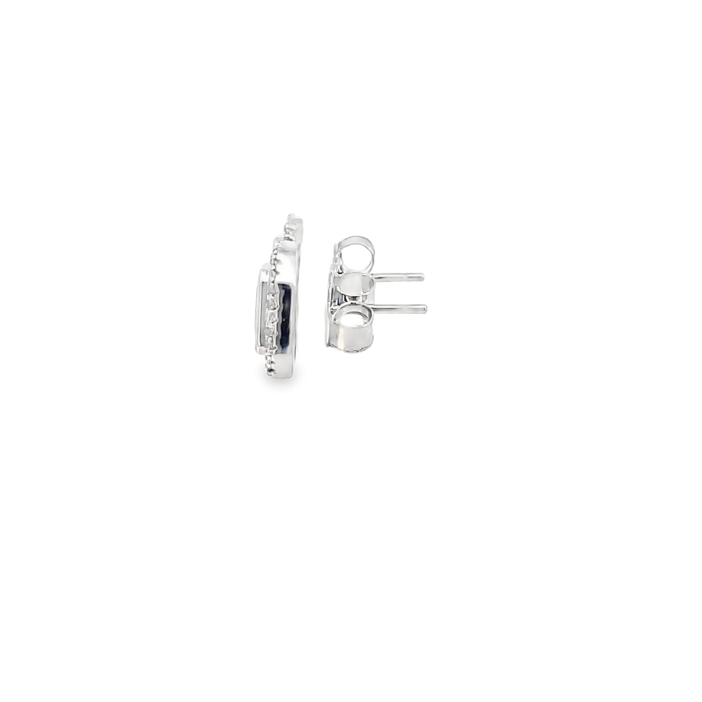 Elegant Emerald Stud Earrings