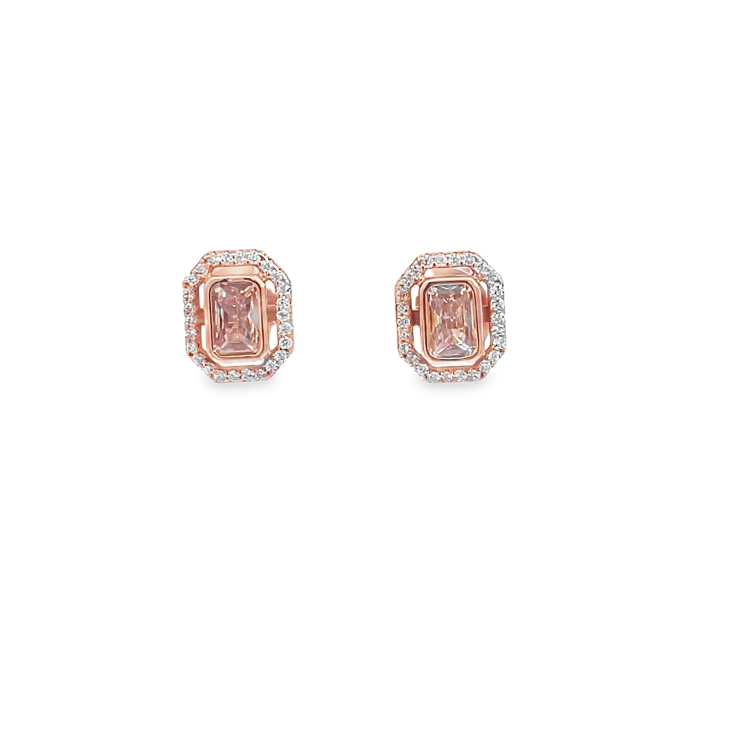 Elegant Rose Gold Earrings