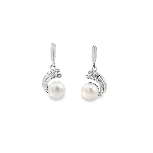 Elegant Pearl Drop Earrings