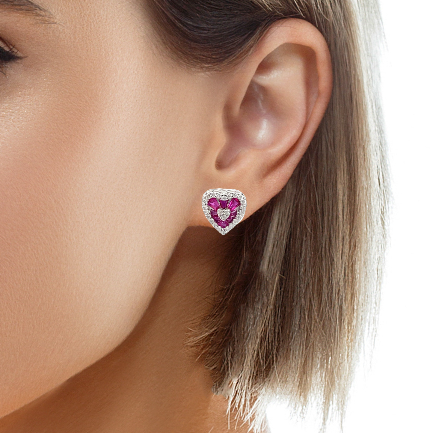 Charming Heart-Shaped Earrings