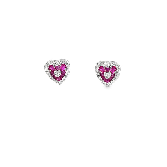 Charming Heart-Shaped Earrings