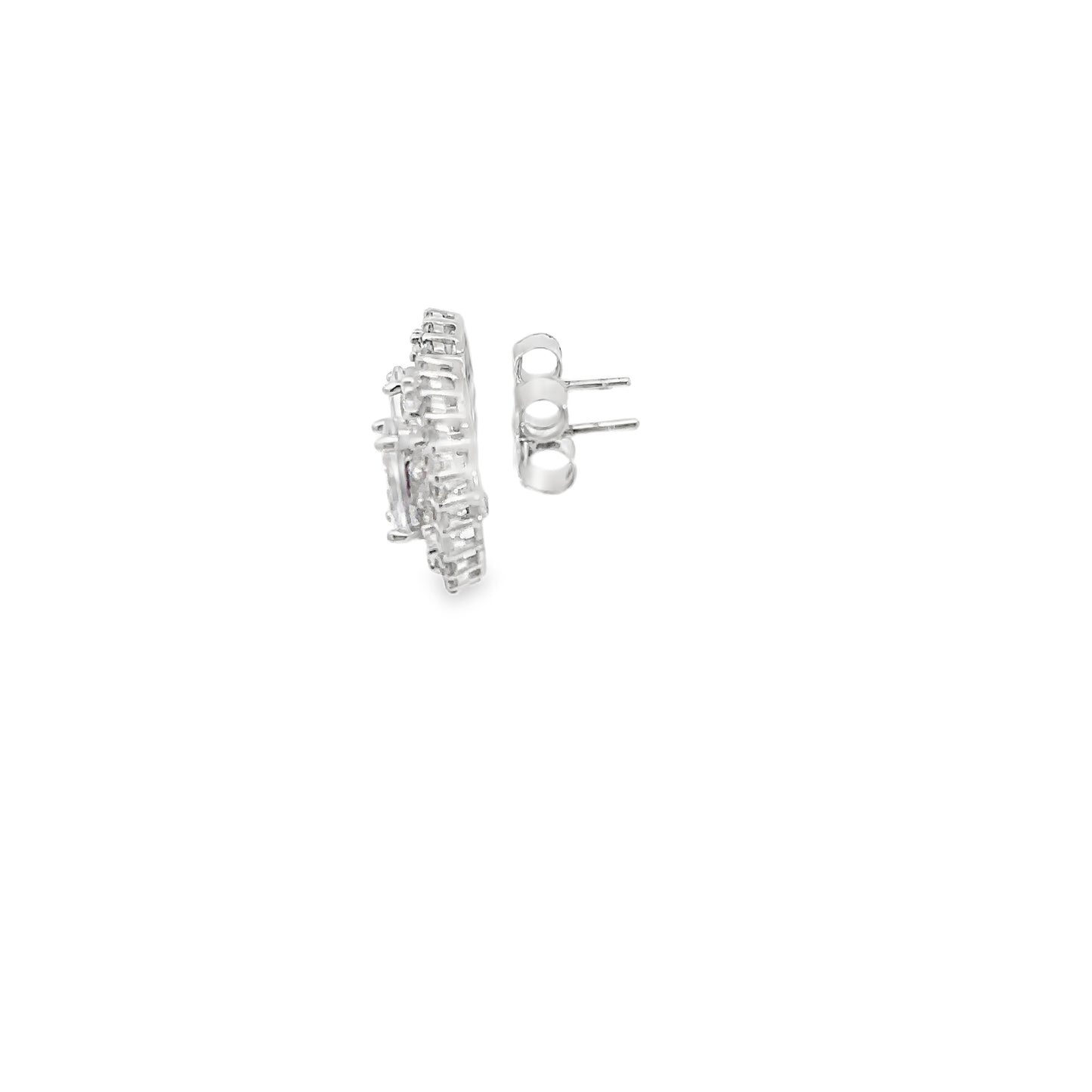 Elegant Silver Stud Earrings