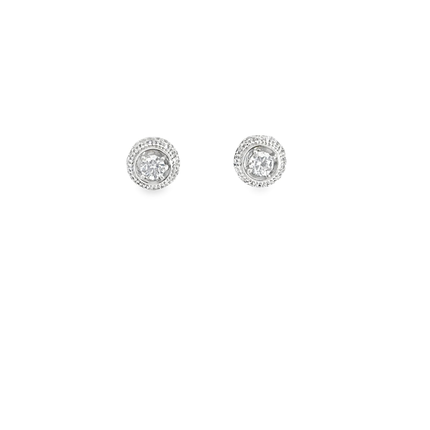 Elegant Silver Stud Earrings