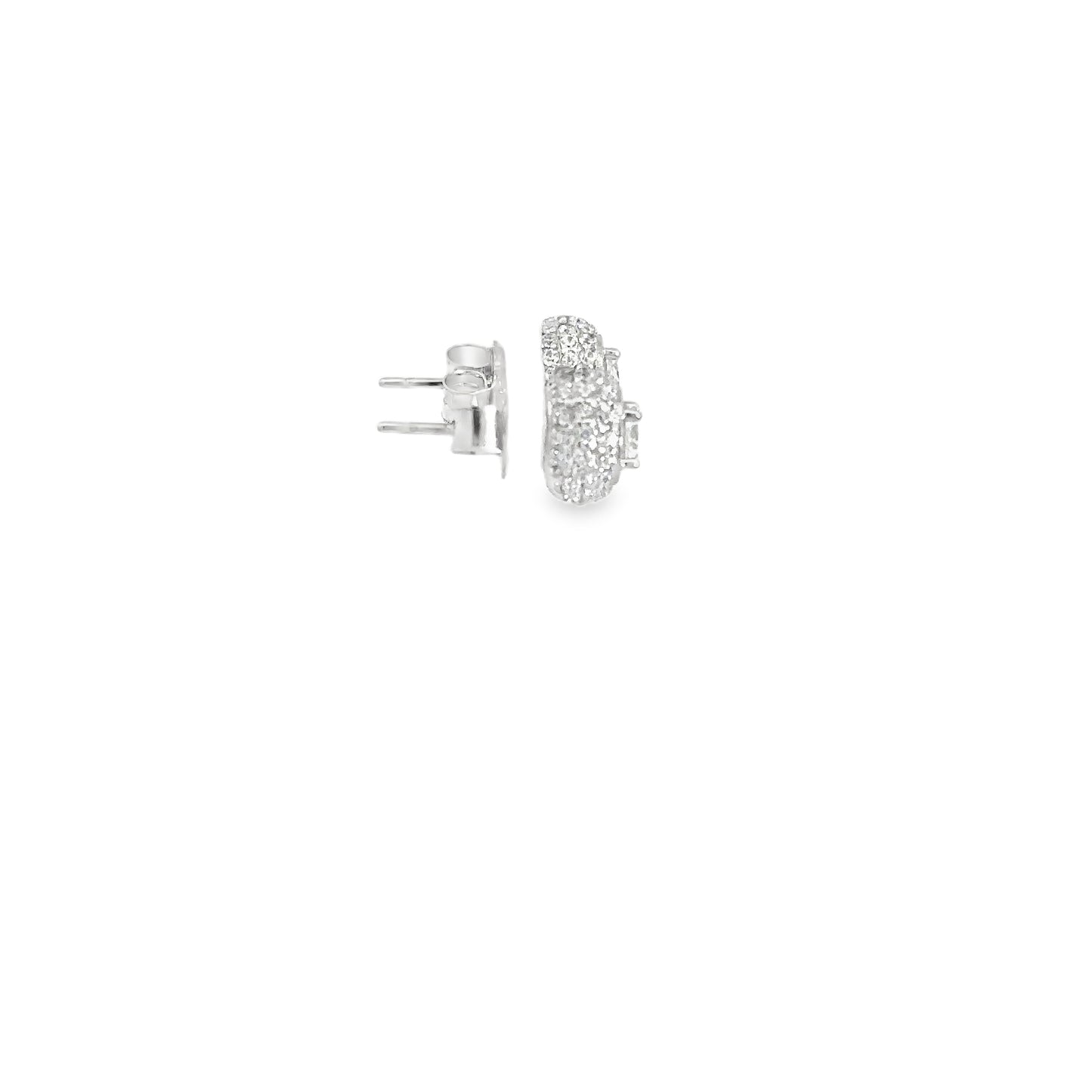 Elegant Silver Stud Earrings
