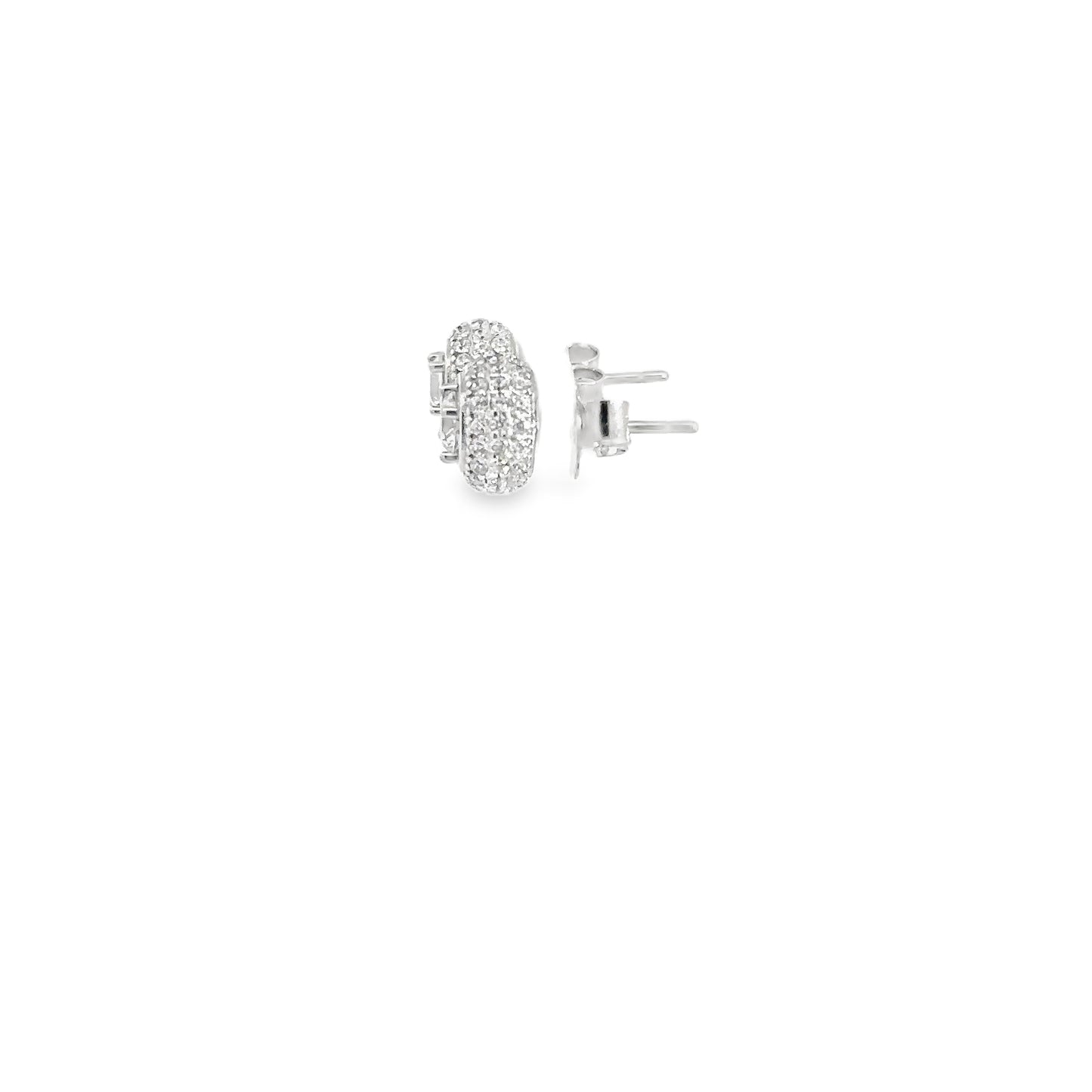 Elegant Silver Stud Earrings