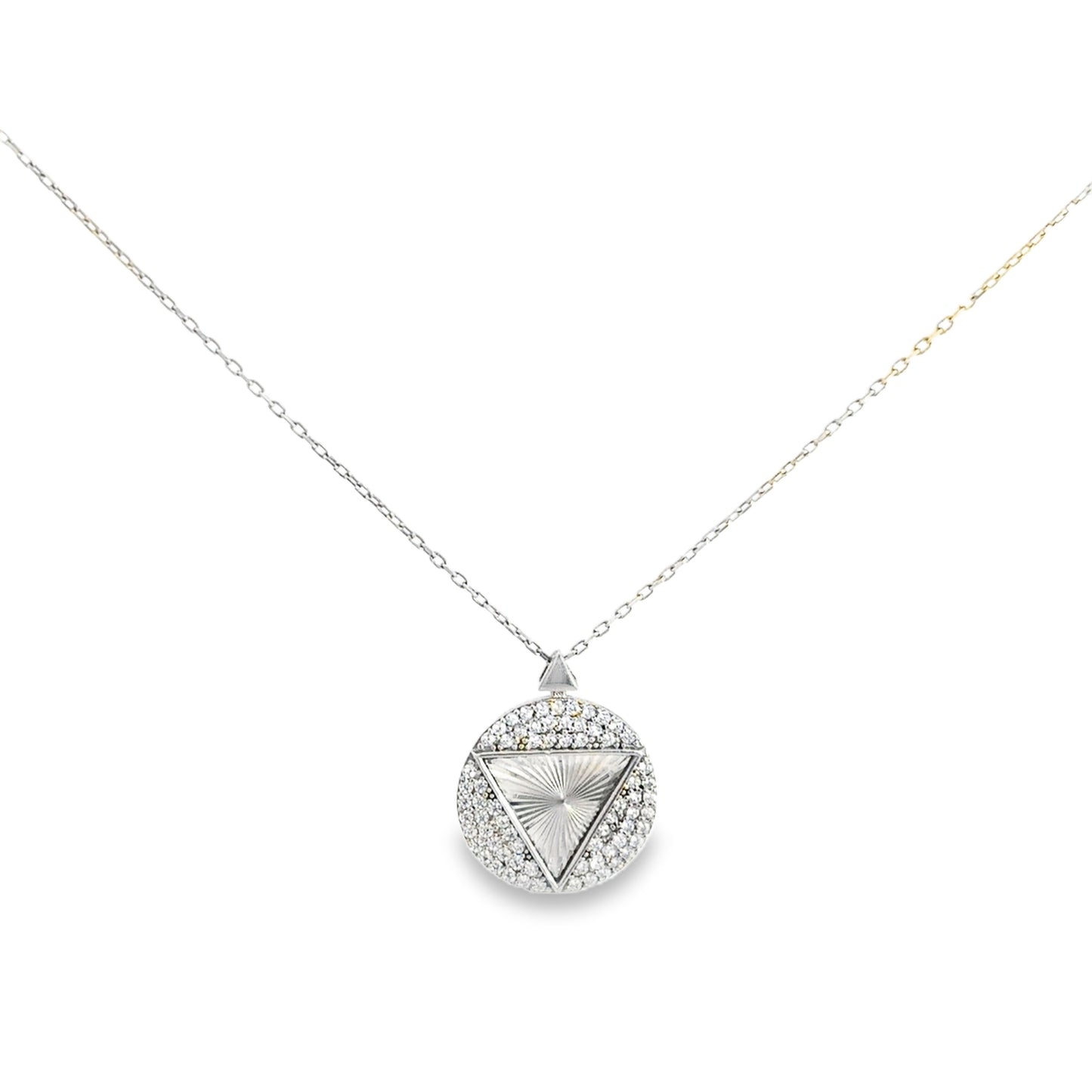 Elegant Silver Pendant Necklace