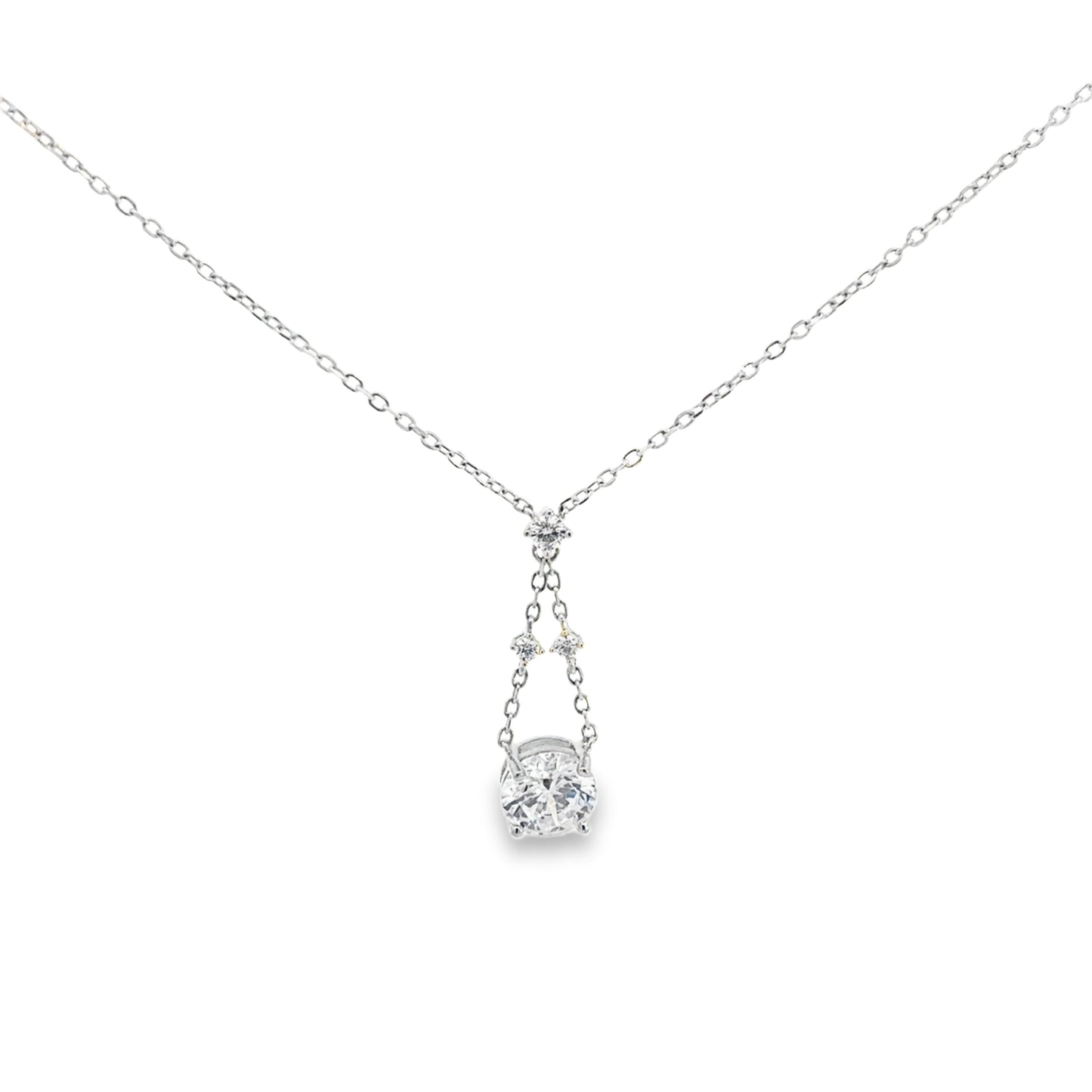 Elegant Silver Pendant Necklace