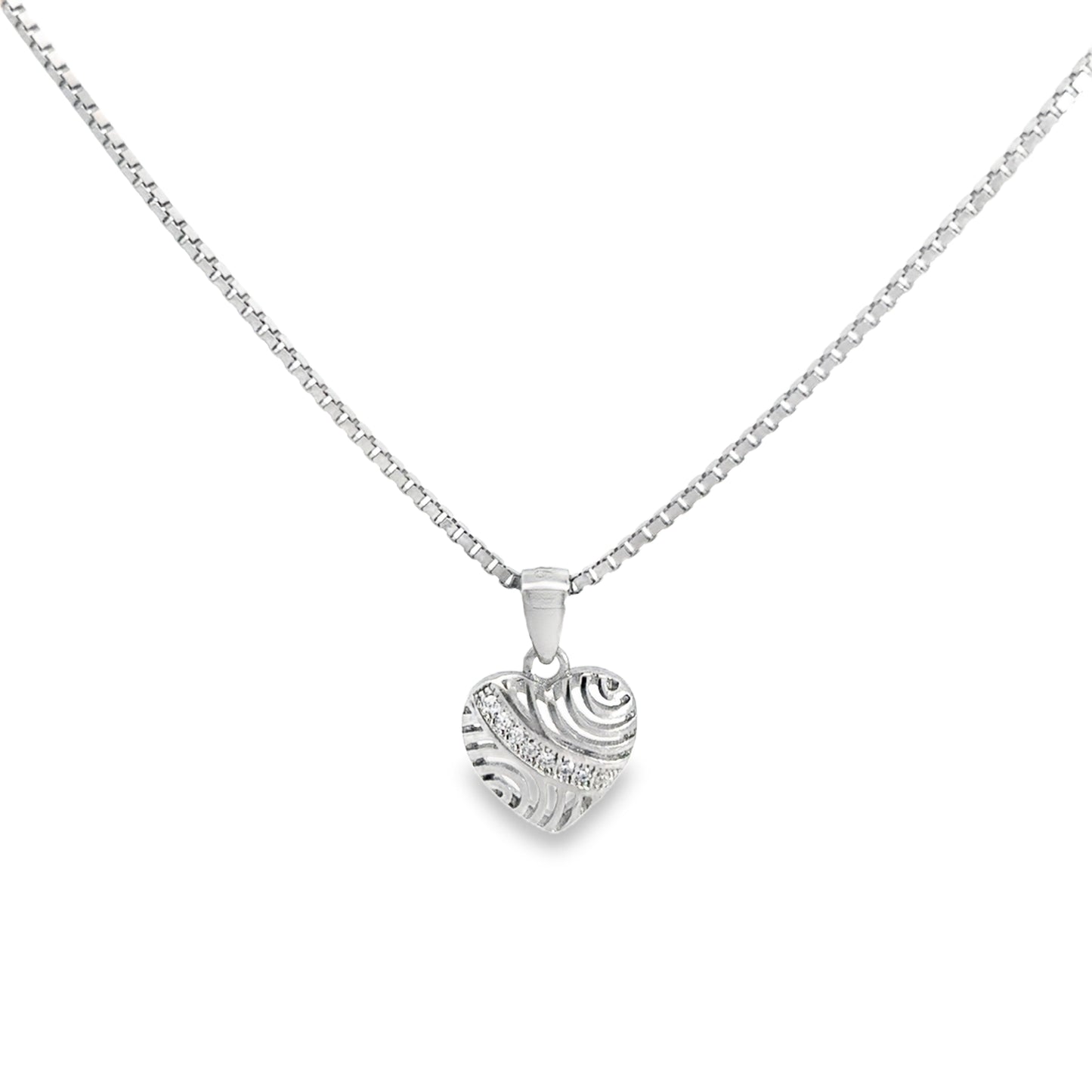 Elegant Heart Pendant Necklace