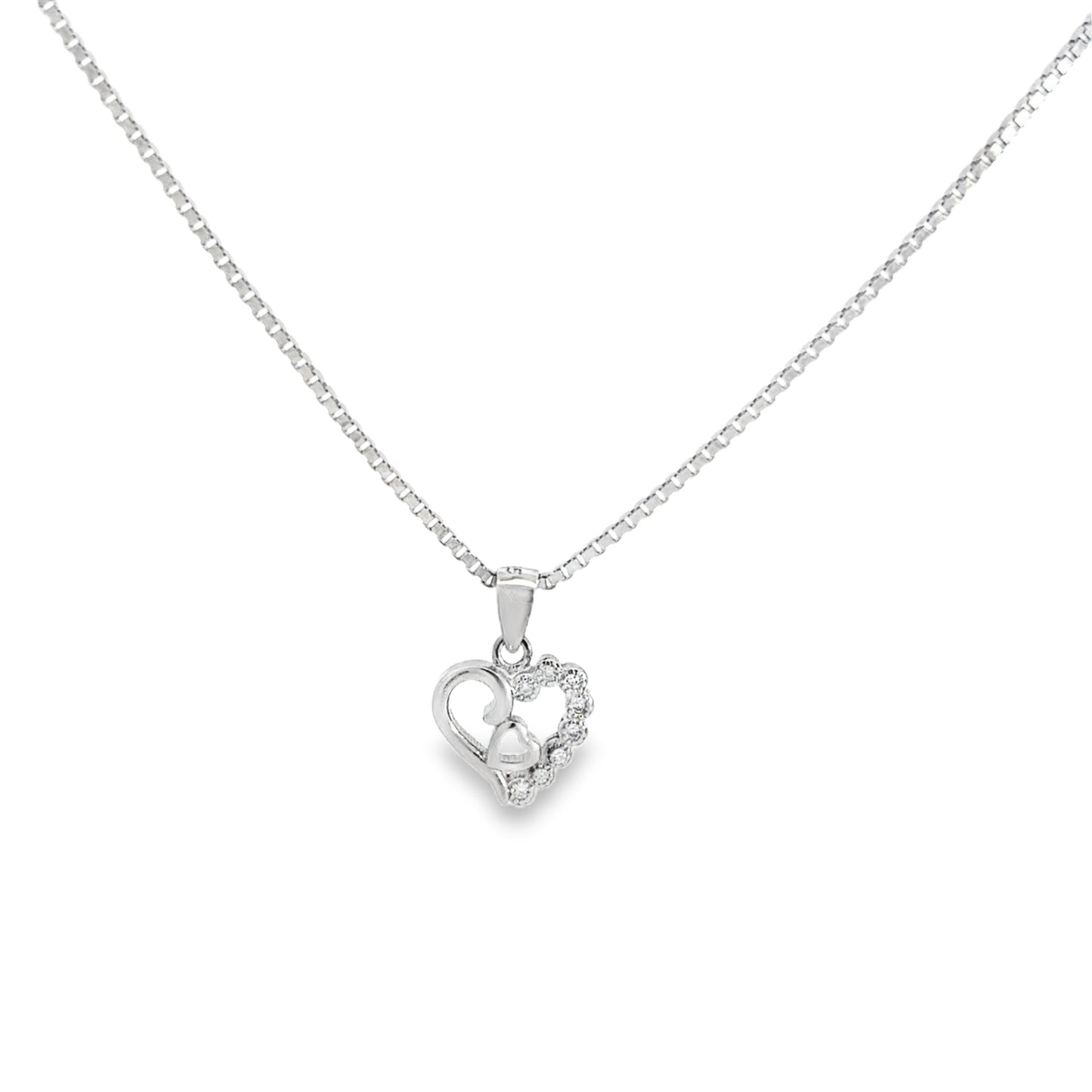 Elegant Heart Pendant Necklace