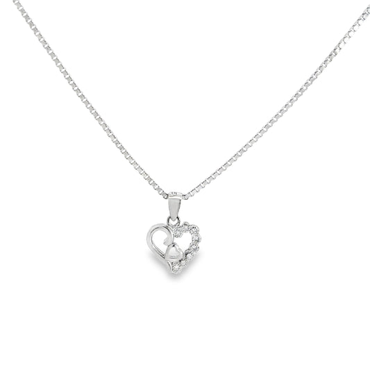 Elegant Heart Pendant Necklace