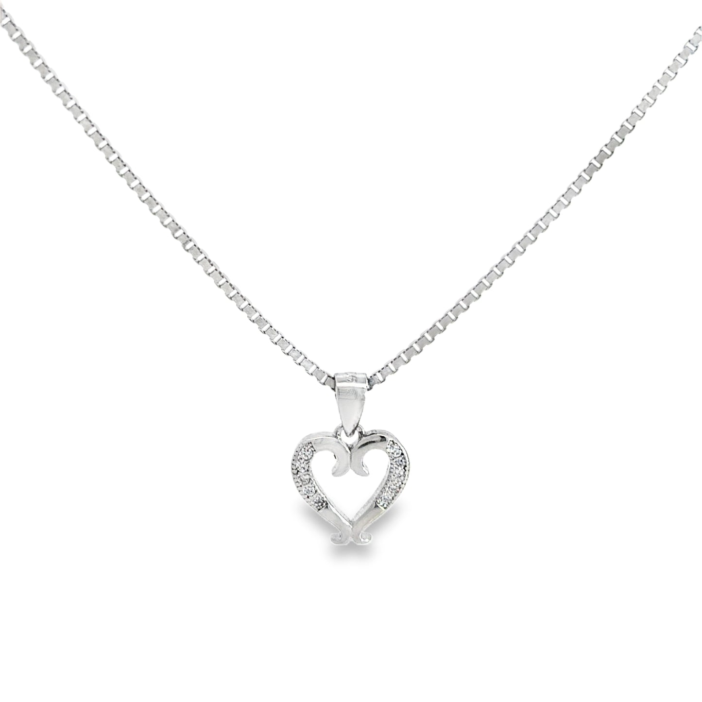 Elegant Heart Pendant Necklace