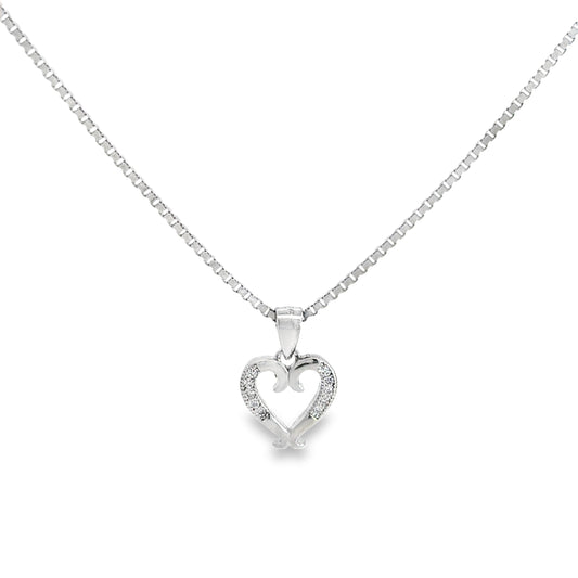 Elegant Heart Pendant Necklace