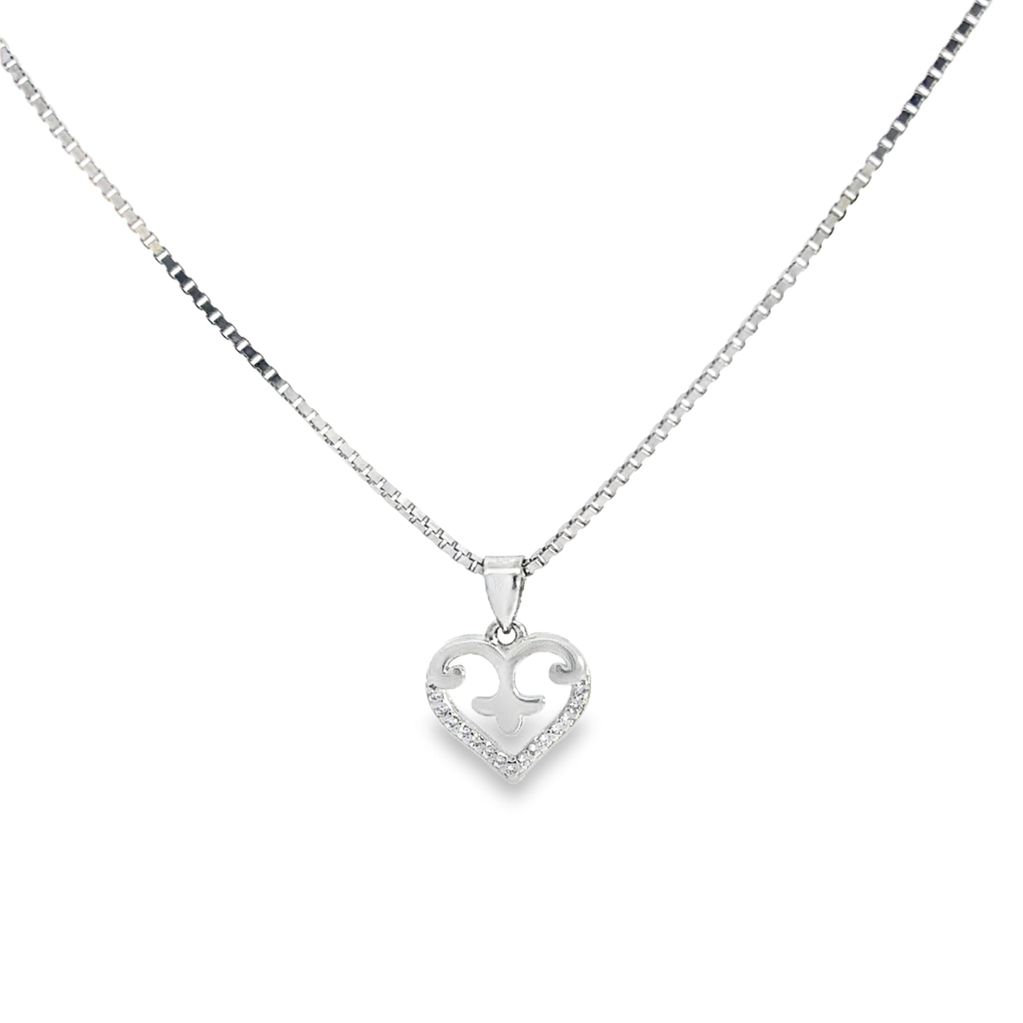 Elegant Heart Pendant Necklace