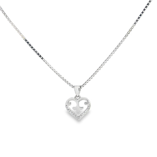 Elegant Heart Pendant Necklace
