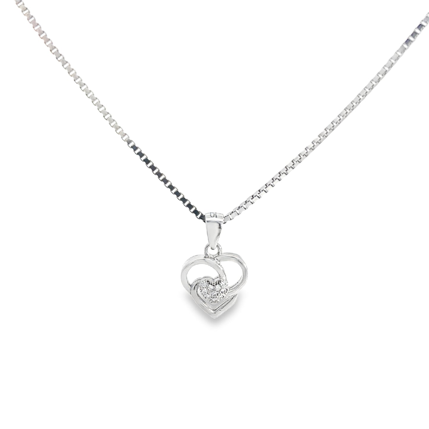 Elegant Heart Pendant Necklace