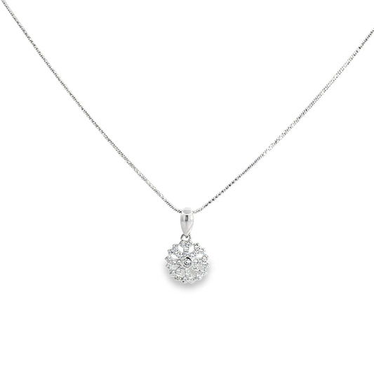 Elegant Silver Pendant Necklace