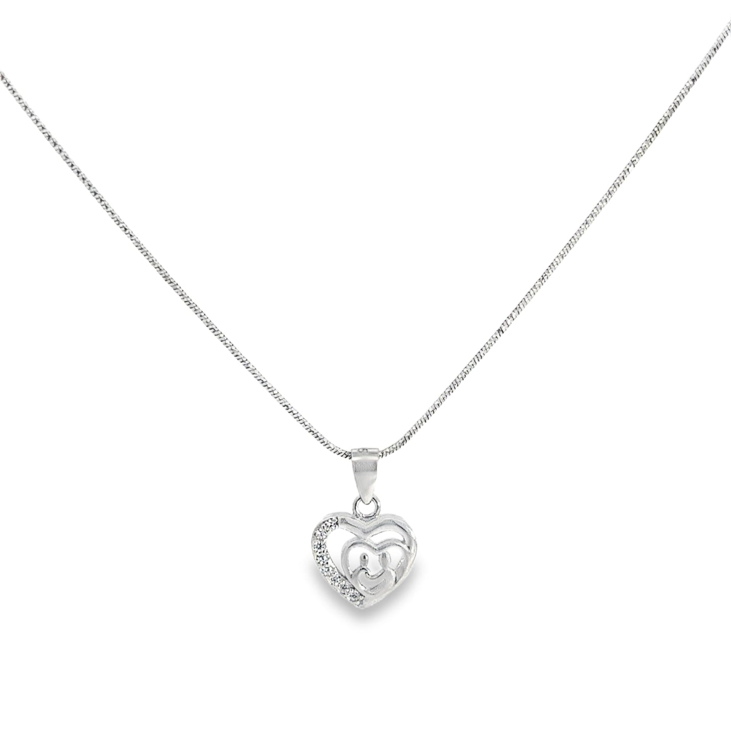 Elegant Heart Pendant Necklace