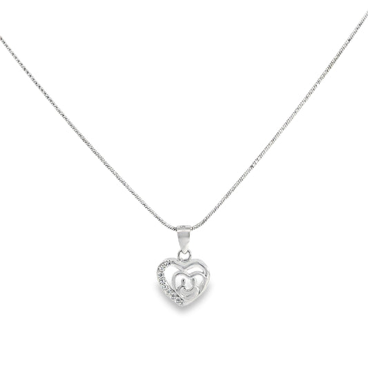 Elegant Heart Pendant Necklace