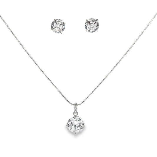 Elegant Silver Jewelry Set