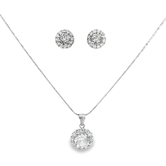 Elegant Silver Jewelry Set