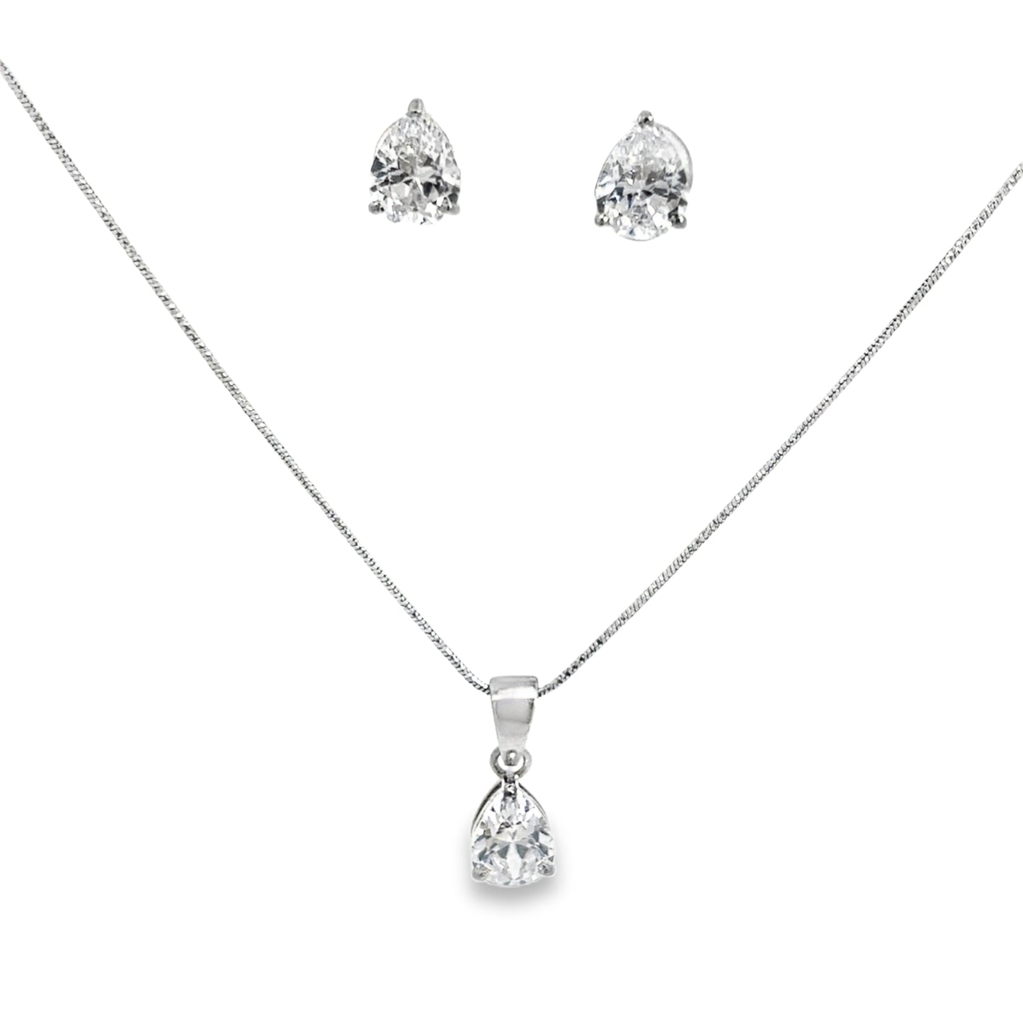 Elegant Silver Jewelry Set