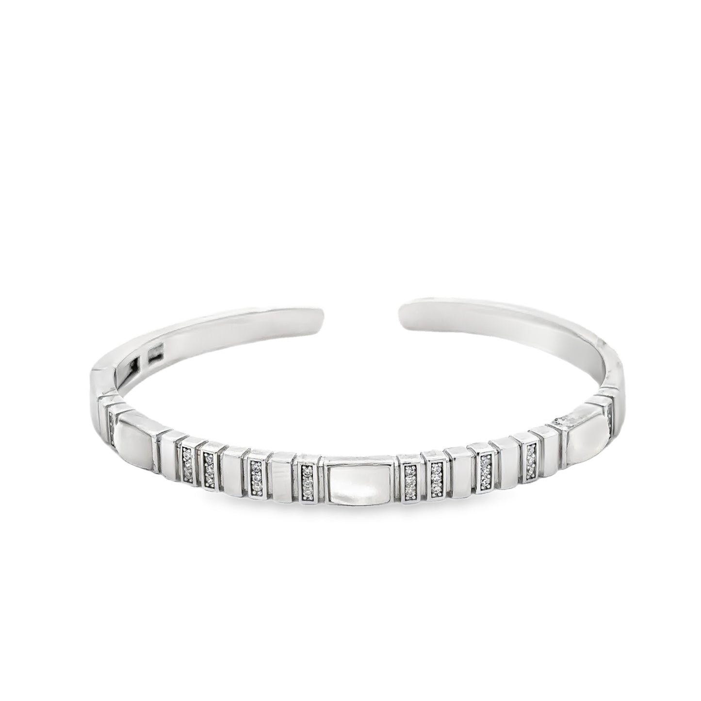Elegant Silver Cuff Bracelet