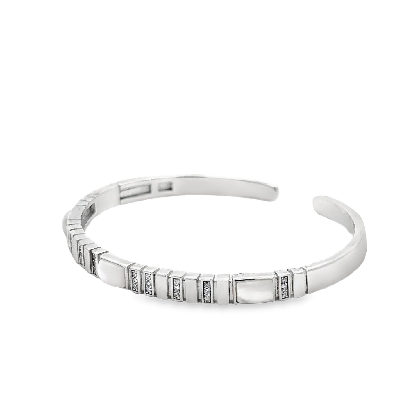 Elegant Silver Cuff Bracelet