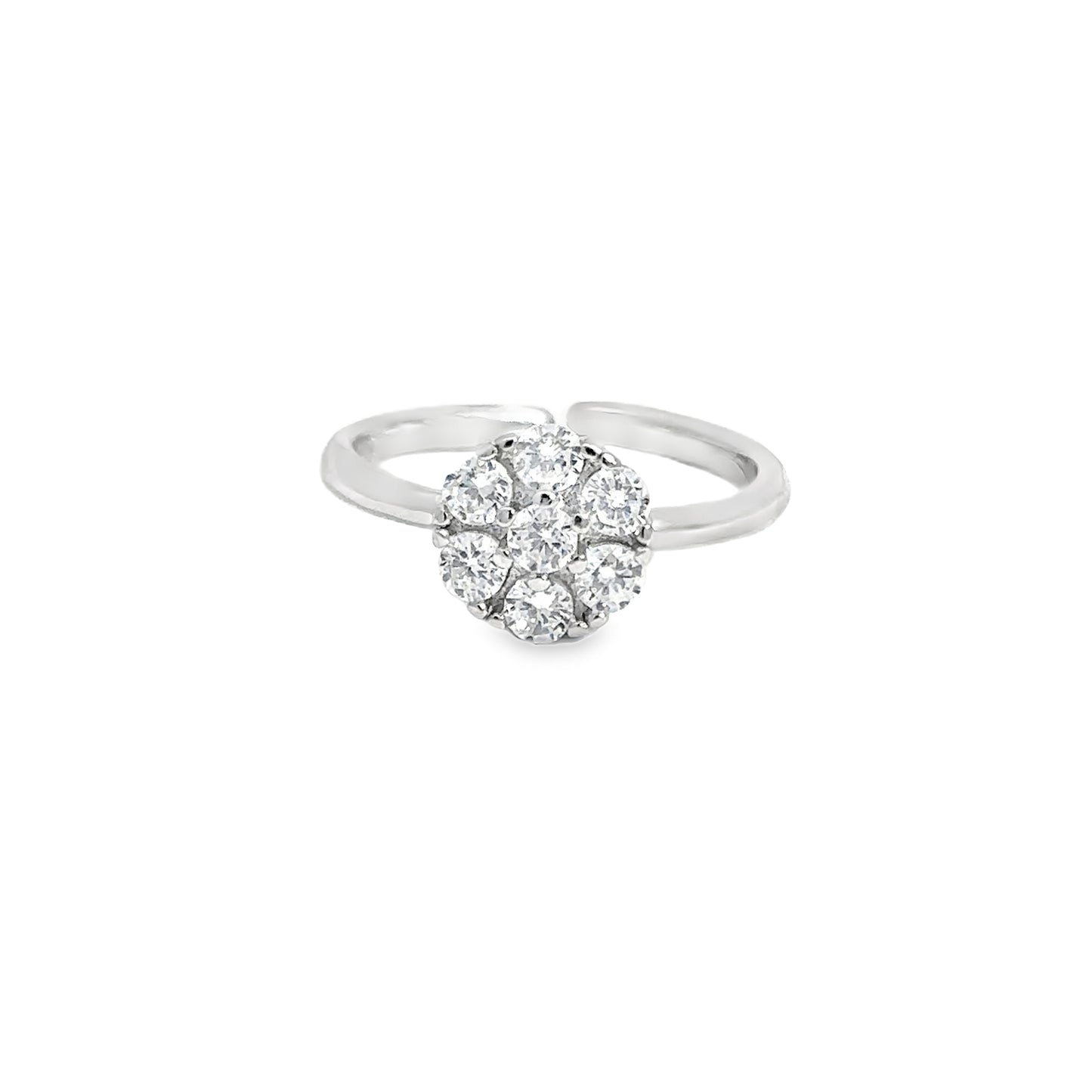Elegant Floral Toe-Rings