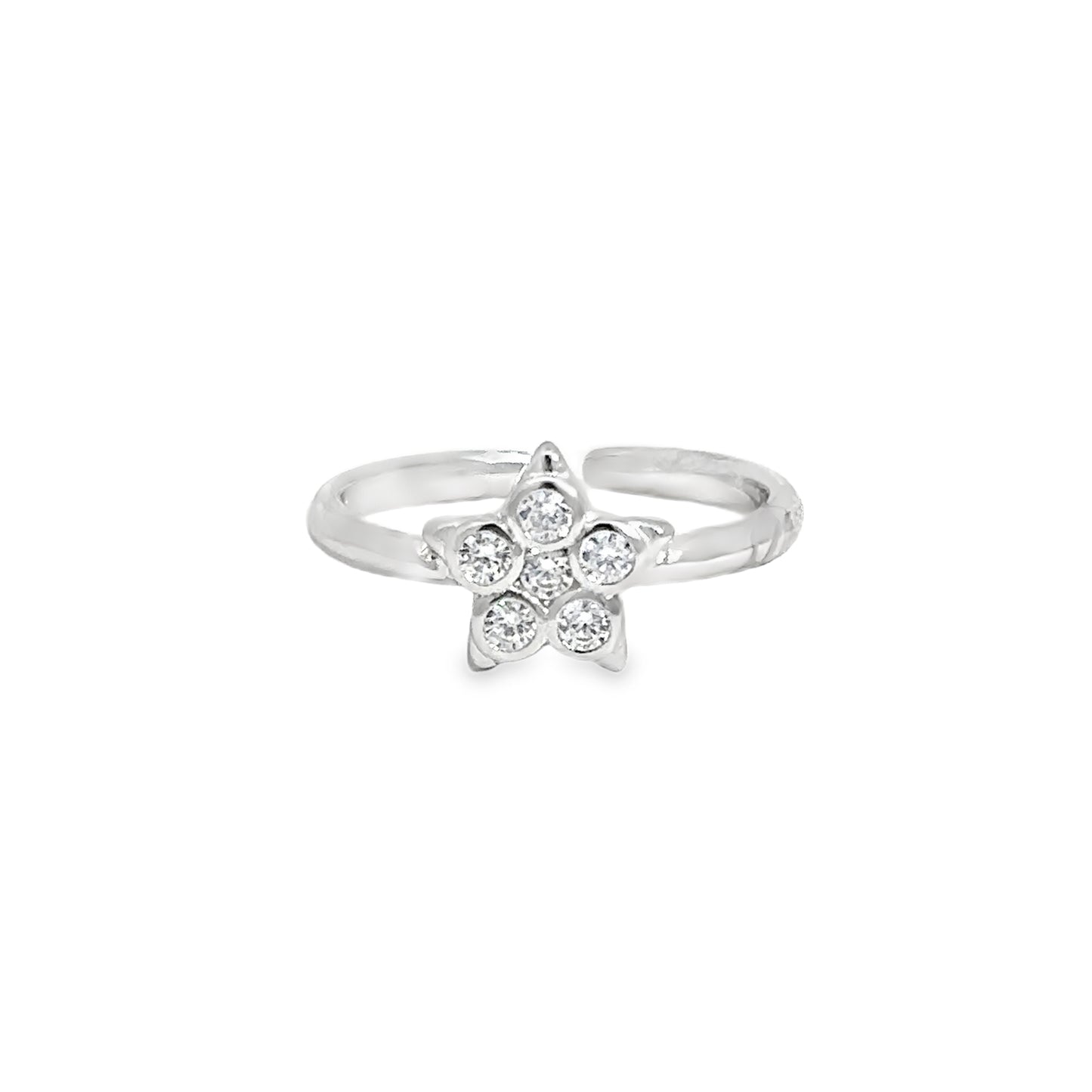 Charming Star-Shaped Toe-Rings