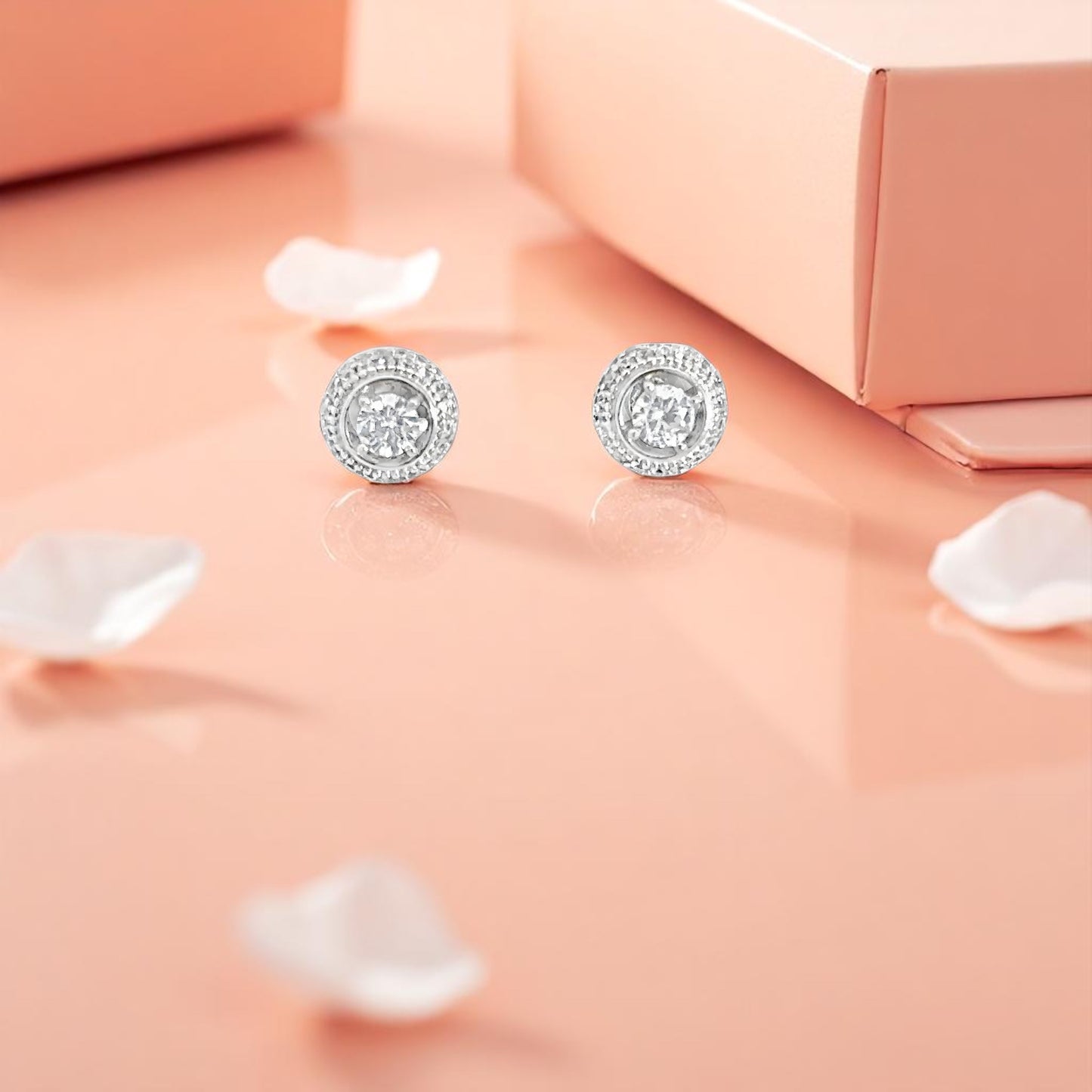 Elegant Silver Stud Earrings