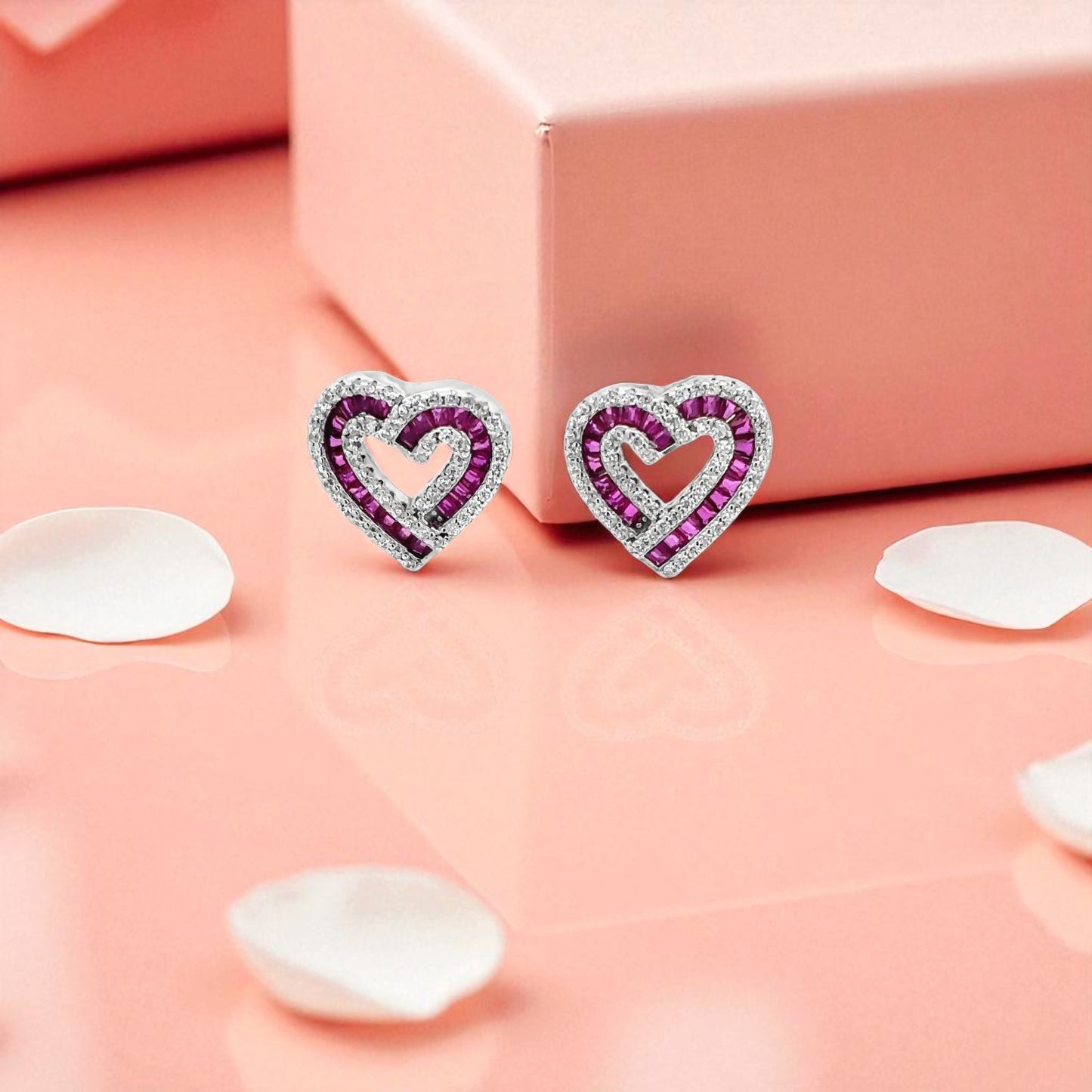Charming Heart-Shaped Earrings