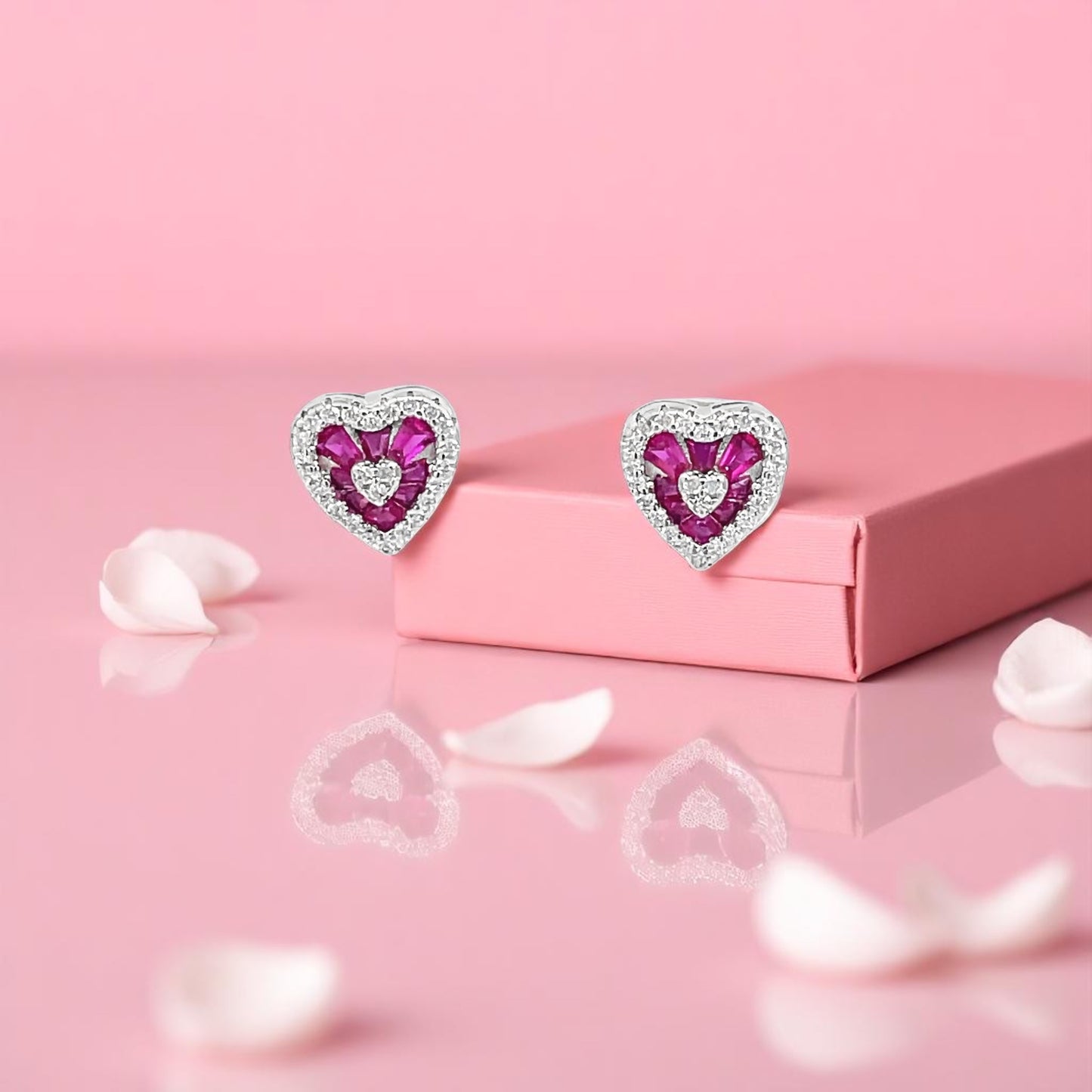 Charming Heart-Shaped Earrings