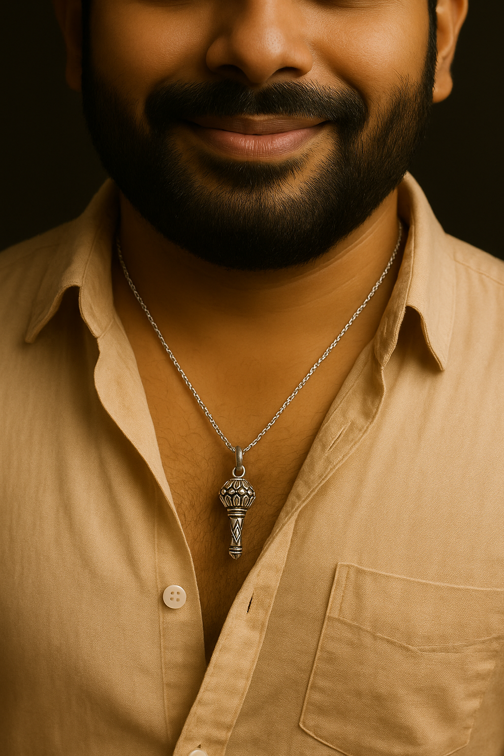 Elegant Silver Pendant Necklace