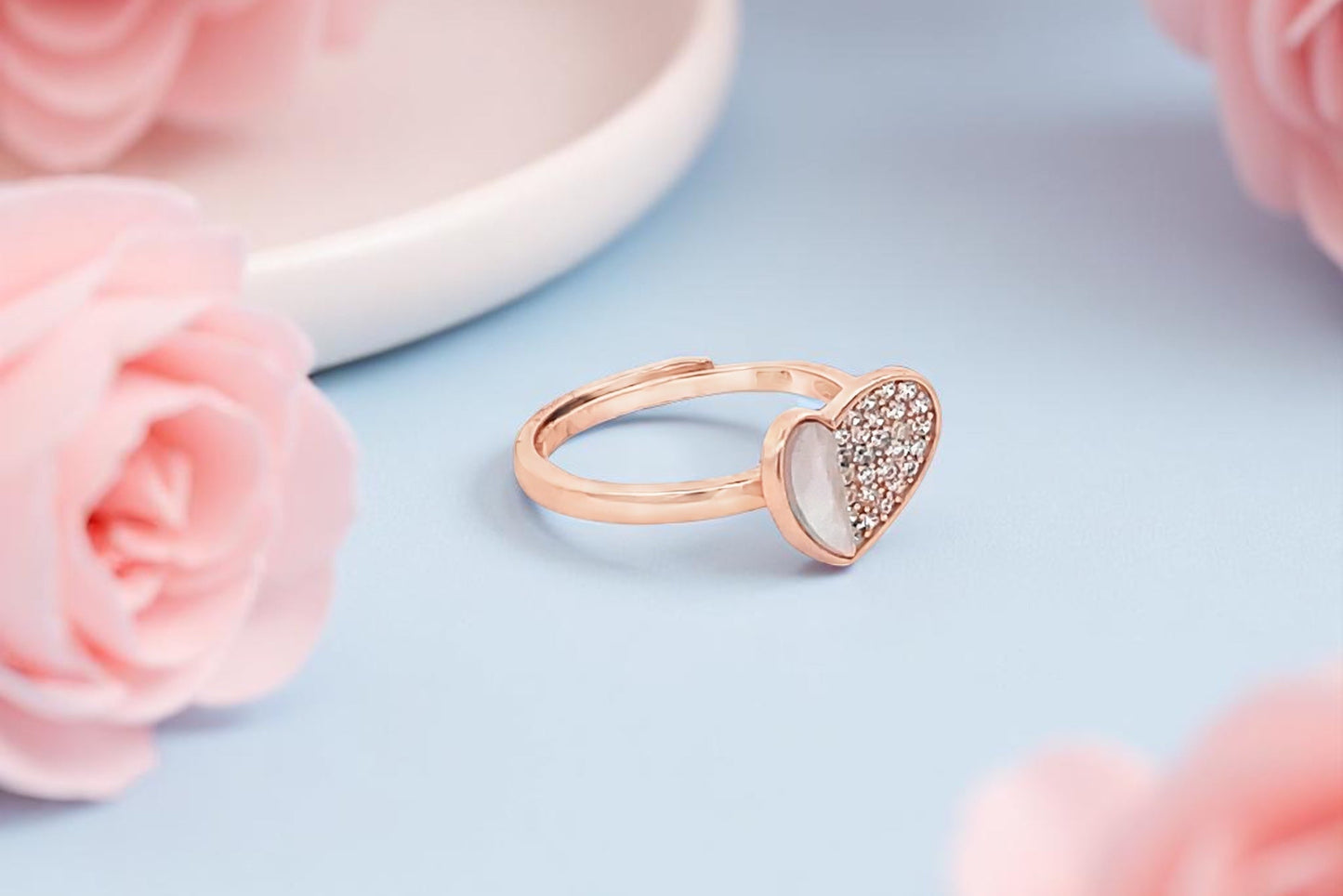 Charming Heart-Shaped Ring