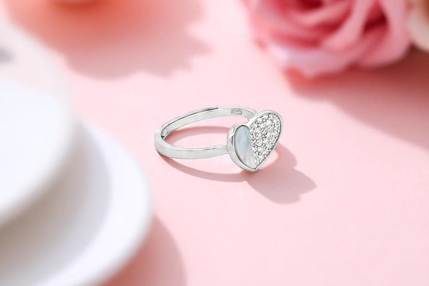 Charming Heart-Shaped Ring